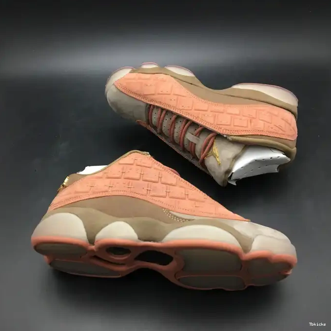 Cheap TBK Canteen-Terra Low 13 Jordan CLOT Stone AT3102-200 Air Blush x Sepia 0615